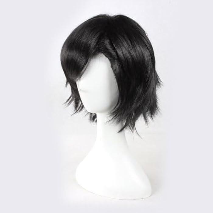 DILLARDS Short Black Wig For Daily Use Heat Resistant - Image 2